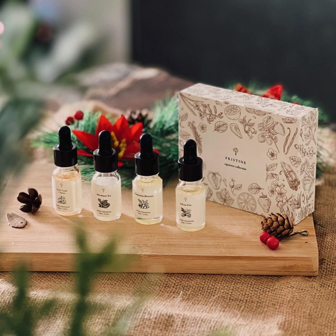 4-Pack Signature Aroma Concentrate Set (Free Humidifier)