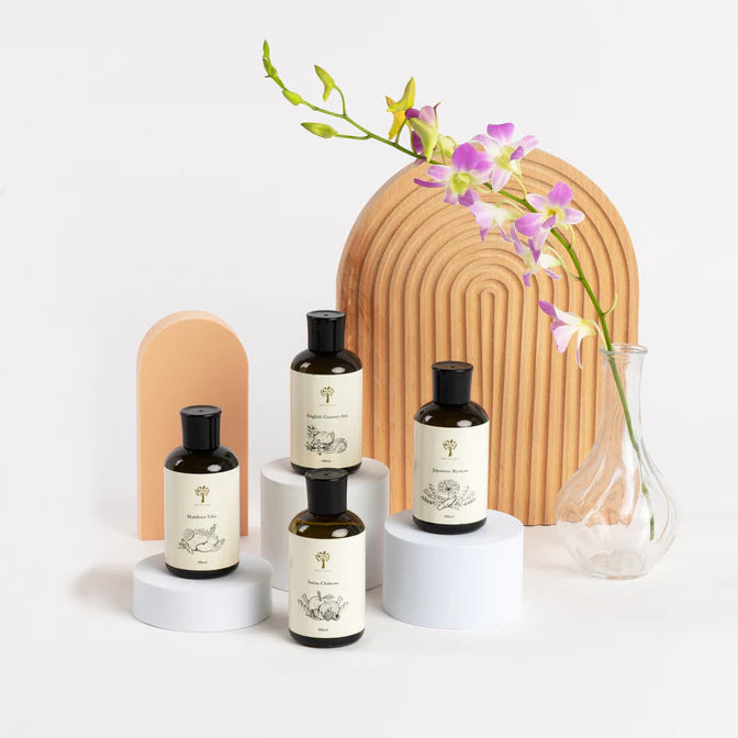 Hotel 4-Pack Bundle - Refill & Reed Stick Set