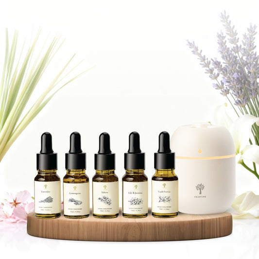 5-Pack Garden Aroma Concentrate Set (Free Mist Diffuser)