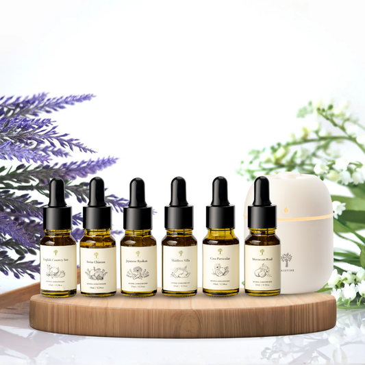 6-Pack Hotel Aroma Concentrate Set (Free Humidifier)
