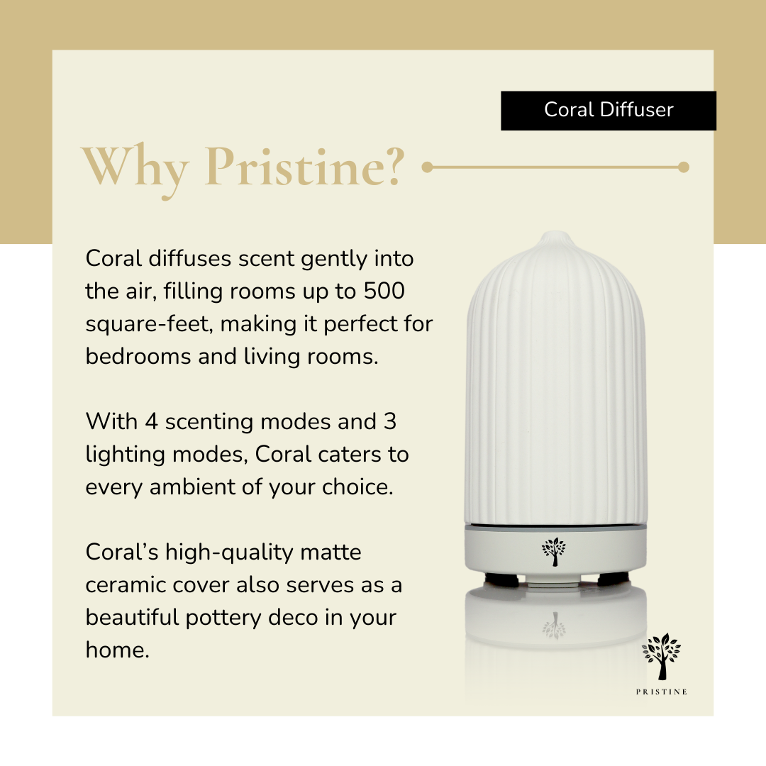 Cornut Diffusers Coral Diffuser + Signature Scent Bundle | Mist Diffuser & Humidifier ...