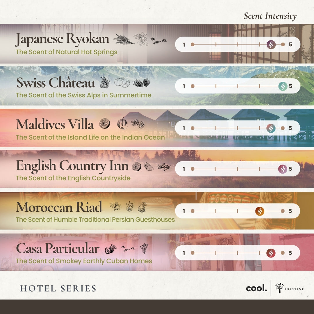 Pristine Scent Discovery Set (Free Mist Diffuser)