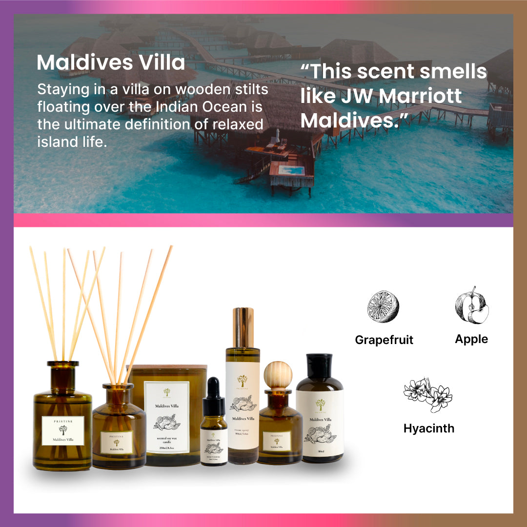 6-Pack Hotel Scent Reed Diffuser Bundle (50ml) | Pristine MY