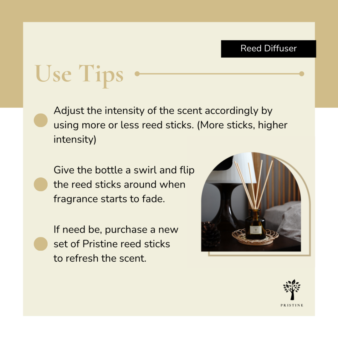 4-Pack Hotel Scent Reed Diffuser Bundle (180ml) | Pristine MY