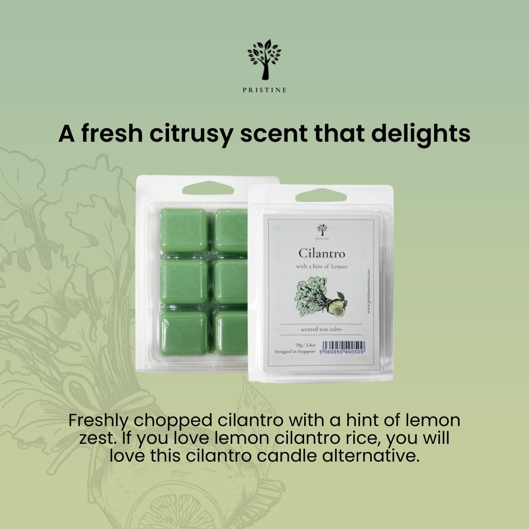 Cilantro & Lemon Wax Cubes