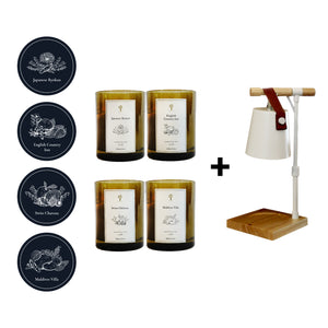 Hotel Series 4-Pack Candle & Warmer Bundle