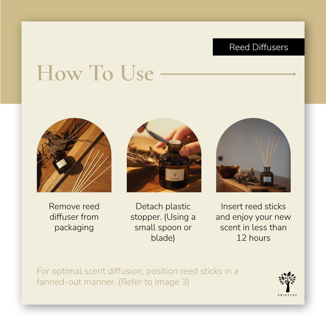 Lavender Reed Diffuser - 50ml | Pristine MY